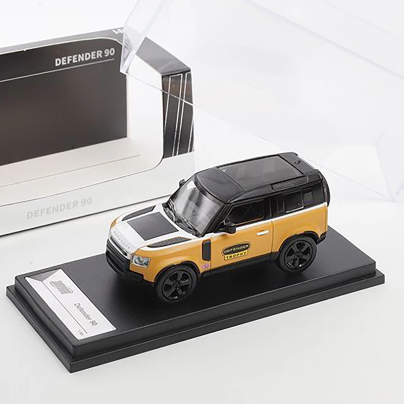 DCT 1:64 Defender D90 Model Samochodu z Odlewu Stopu, Pojazdy Zabawkowe, Model Samochodu w Skali, Miniaturowe Modelki Samochodów dla Dzieci