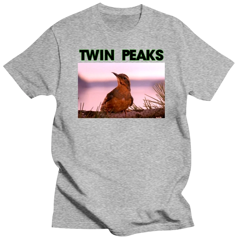 New Twin Peaks With Varied Thrush Men'S Black T-Shirt S-5Xl Popular Tagless Tee Shirt