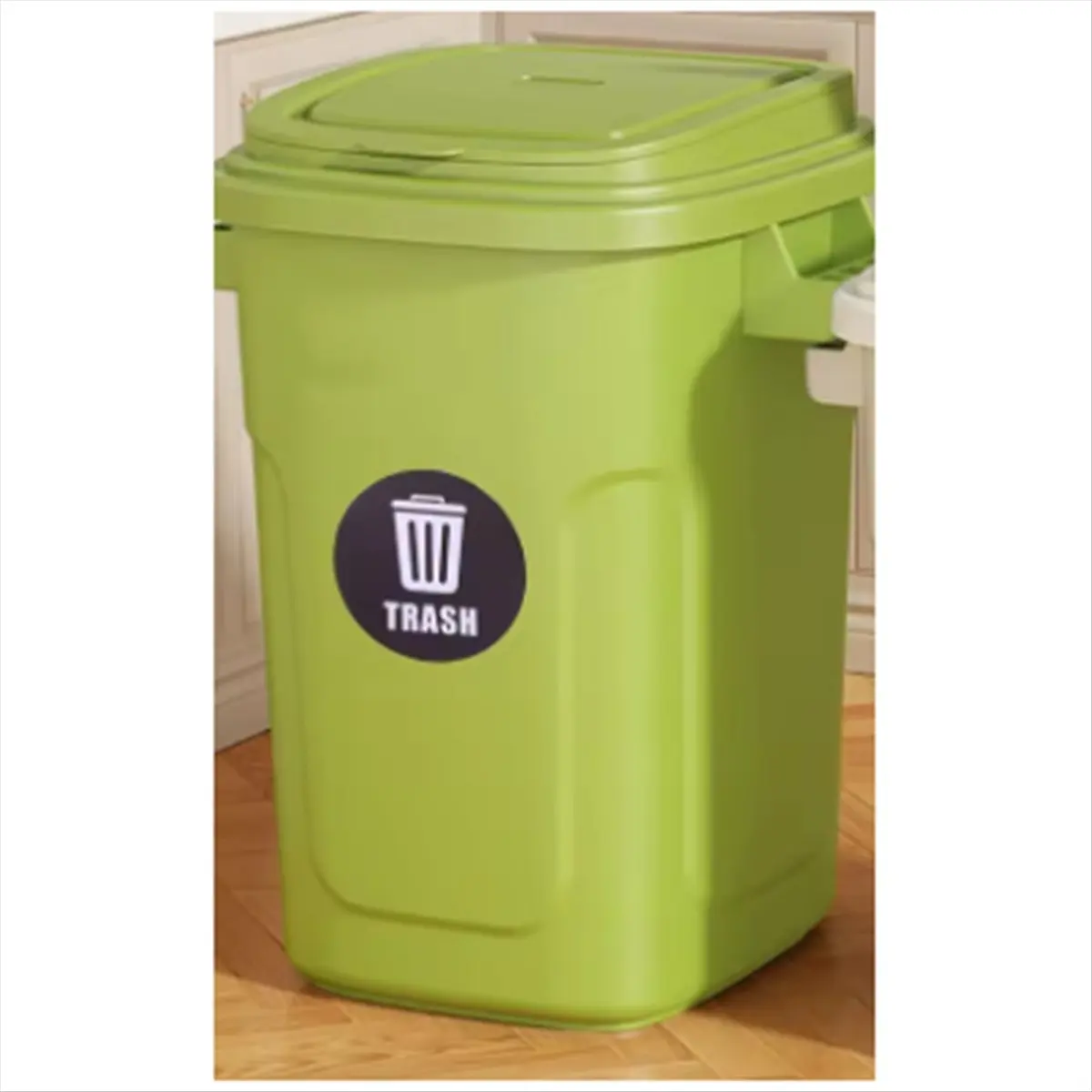 N94R 20pcs 5 Inch Special Trash Can Sticker Logo Waterproof Sticker