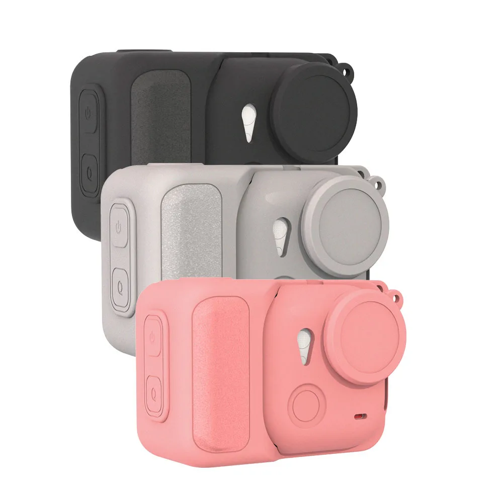 

Camera Body Protection Case Lens Protection Case for Insta360 GO Ultra Silicone Protective Accessories Black Gray Pink
