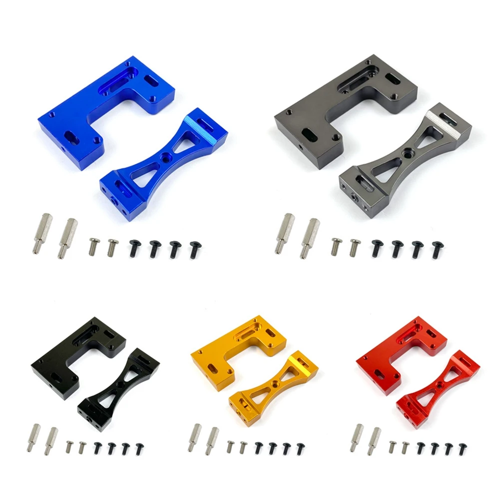 Metal Steering Servo Fixed Mount Bracket for WPL 1/16 B1 B14 B16 B24 C14 C24 B36 MN D90 99S RC Car Upgrade Parts,Red