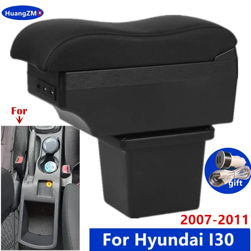 Car Armrest For Hyundai I30 Armrest Box For Hyundai Elantra Touring I30 FD I30cw 2007-2011 Storage Box Retrofit Car Accessories