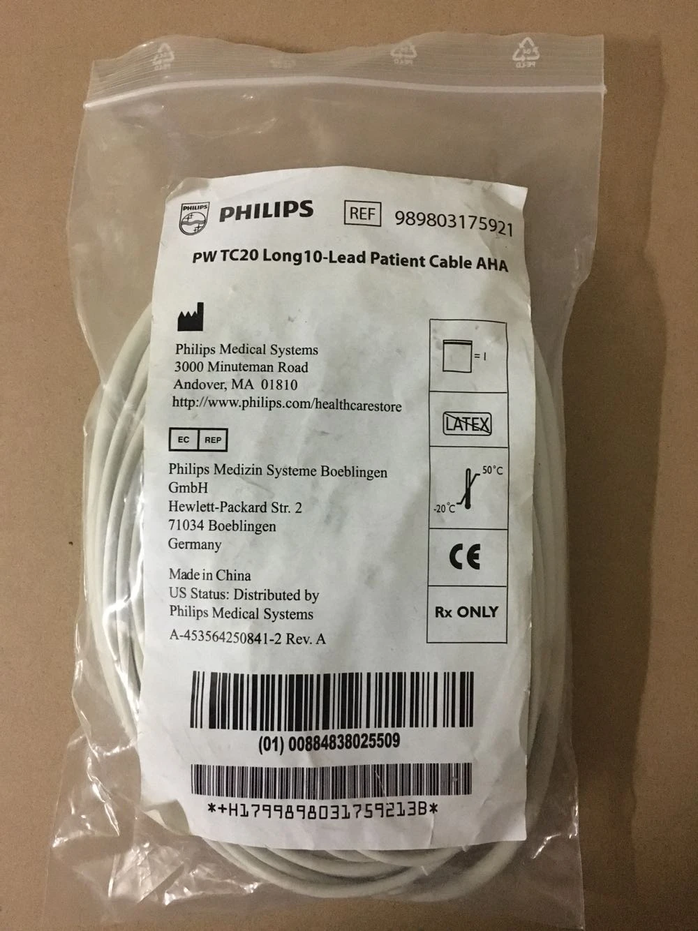

Suitable for Philips TC20 electrocardiograph original ECG lead wire AHA