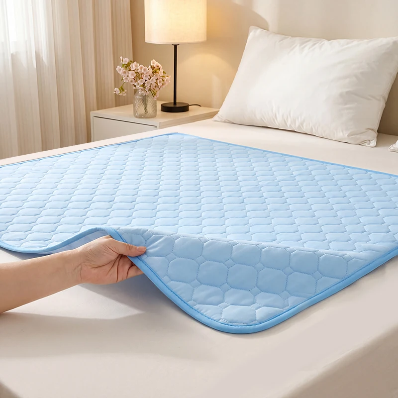 Breathable Cooling Pad Summer Cool Feeling Multifunctional Non-slip Comfortable Living Room Sofa Cooler Pad Household Floor Mat