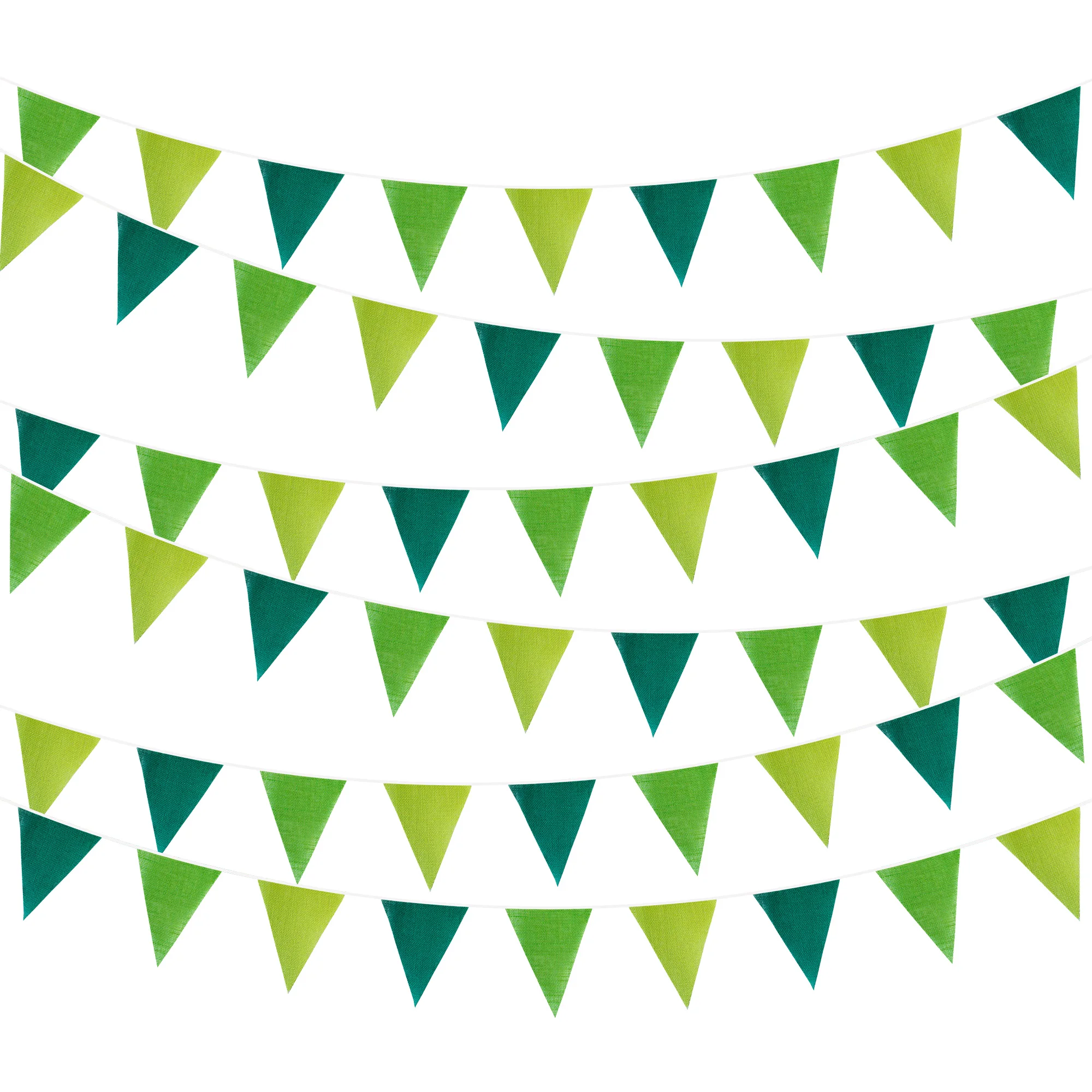 5M 16,4Ft 18 Wimpelketten aus Jute für Hochzeits- und Partydekoration, Vintage-Foto-Requisiten, Banner, Heim-, Babyparty- und Karnevalsgirlande – Detail 4