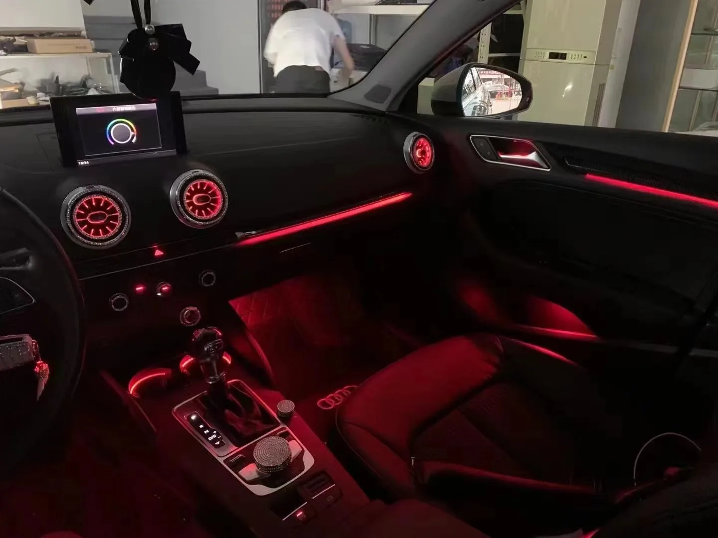 Car Ambient Light Suitable for 2013-2019 Audi A3 S3 V8 Ambient Light Turbo Vent