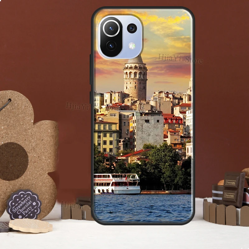 Turkey Istanbul Scenery Building Funda For POCO F5 X3 X4 X5 Pro F4 GT C40 F3 Case For Xiaomi 11T 12T Pro 12 X 13 Lite Cover