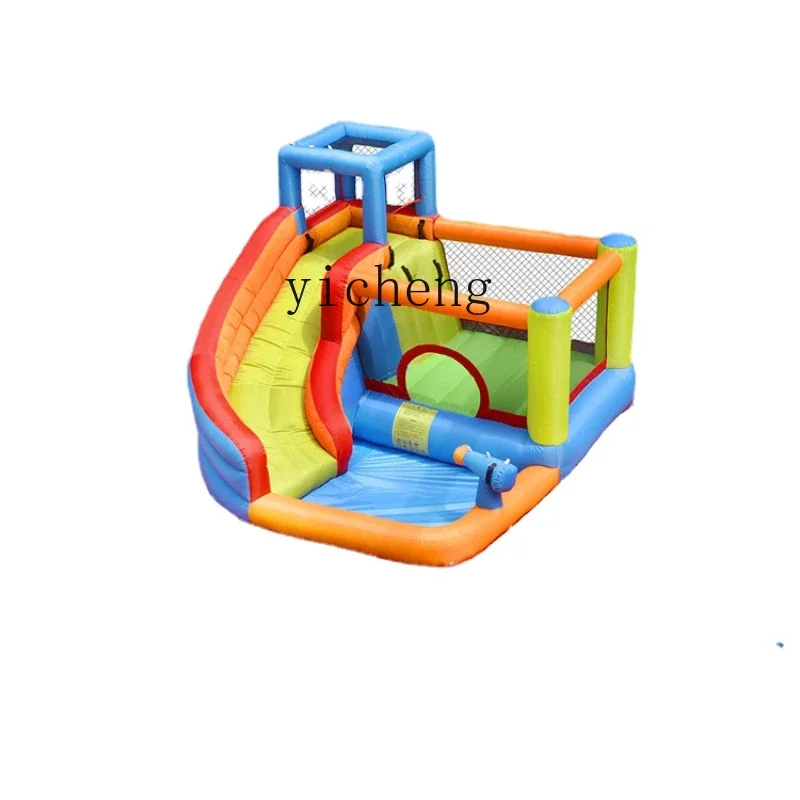 

YY Children's Inflatable Castle Indoor and Outdoor Large-Scale Parks Jumping Jack Bed Slide Jumping