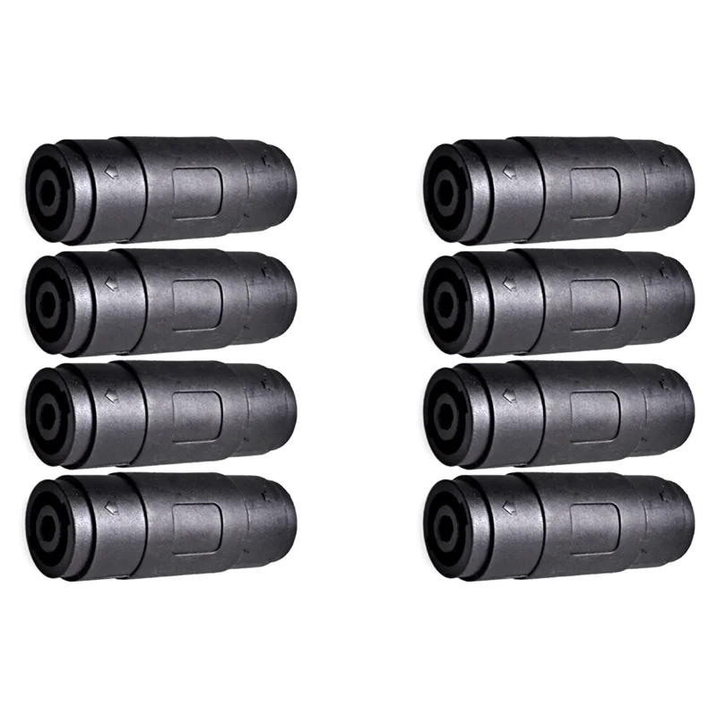 Y43A-4Pin Speaker/Amp Speakon Konektor Kabel Coupler Lurus Jack Steker Betina Ke Betina (8 Pak)