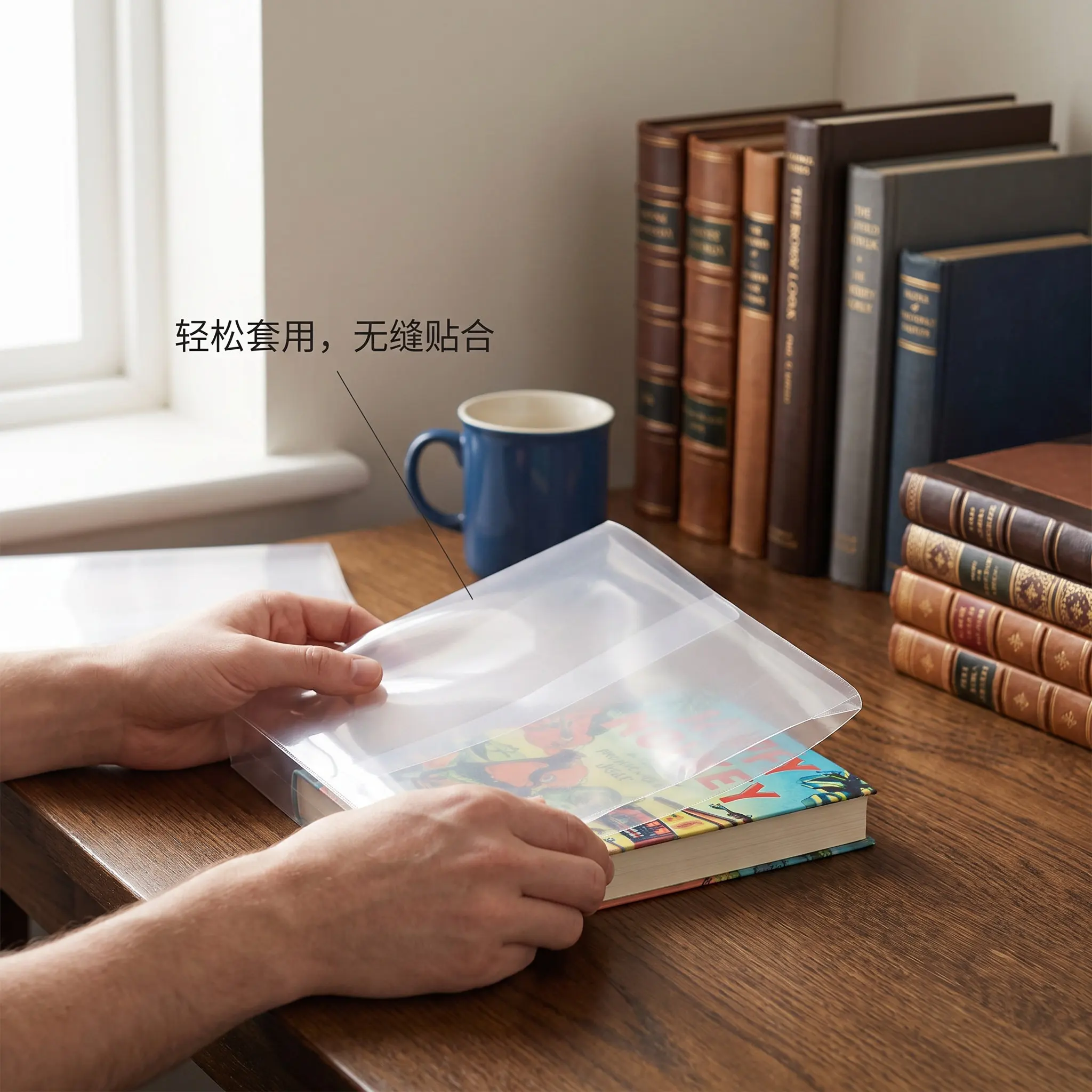 10Pcs A5 Waterproof Book Covers Clear Stretchy Plastic Sleeve Protector for Students Professionals Textbooks Notebooks Magazines
