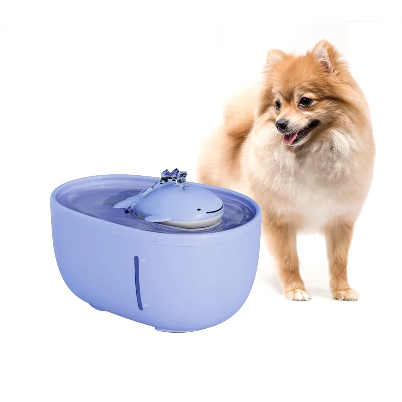 

Pet Drinking Fountain Blue Cat and Dog Drinking Water Large Capacity Water Storage Silent Automatic Circulation Filtration