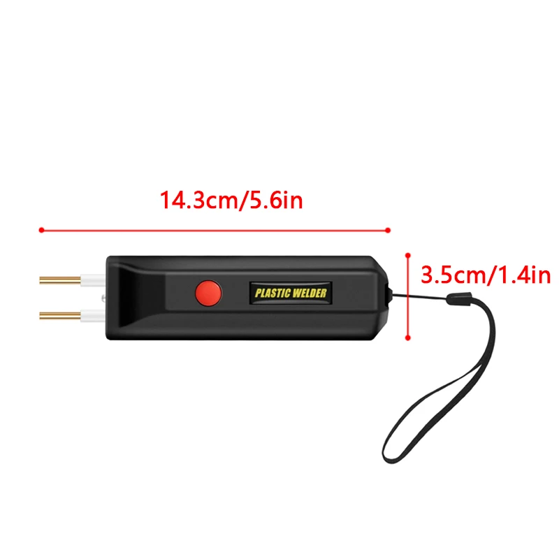 Zestaw spawalniczy do gorących tworzyw sztucznych 2 w 1 100 W Bezprzewodowe ładowanie USB Przenośne mini narzędzie spawalnicze Zestaw narzędzi do