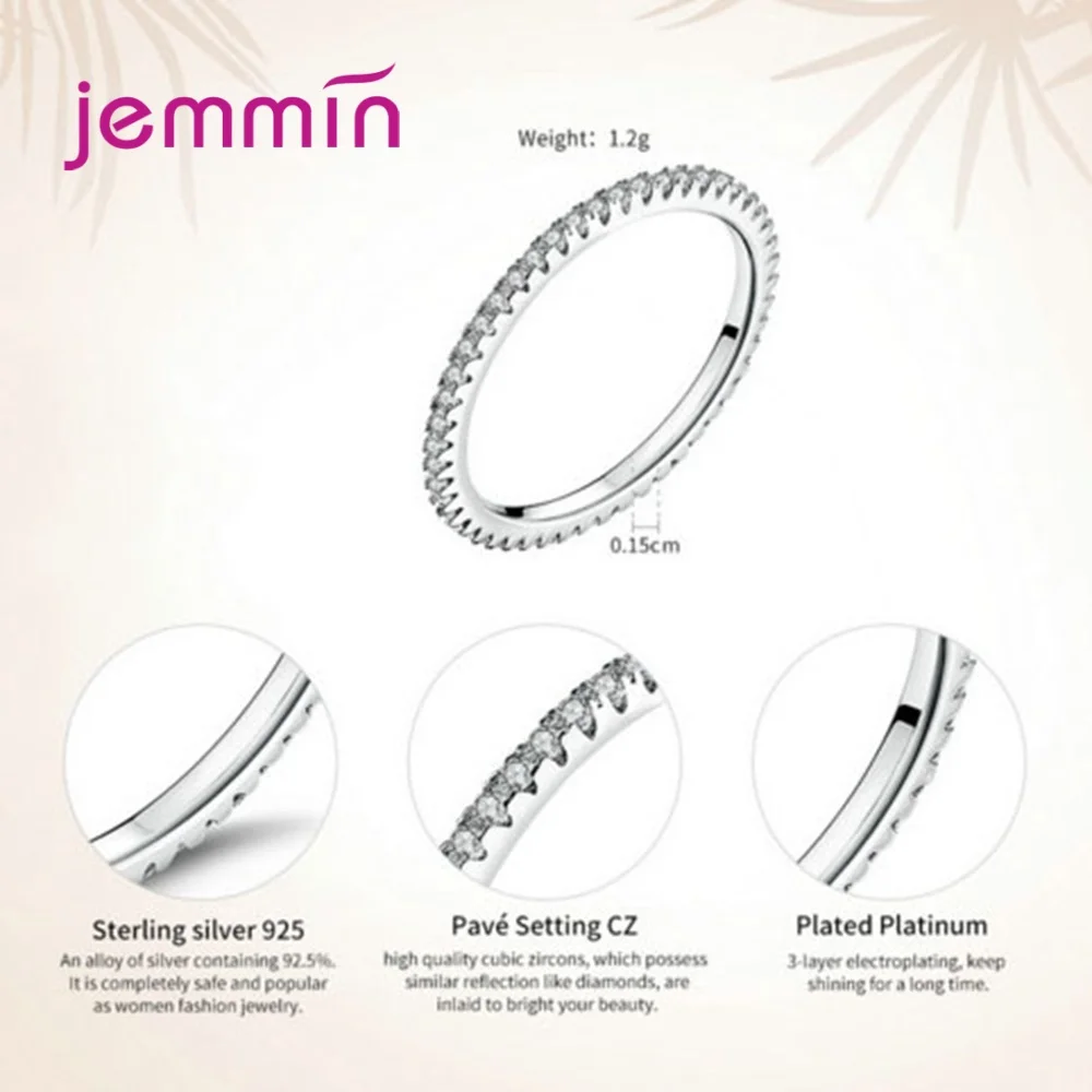 Luxury Brand Jewelry Cubic Zirconia Unique Shaped 925 Sterling Silver Rings For Women Wedding Engagement Size 5 6 7 8 9 10