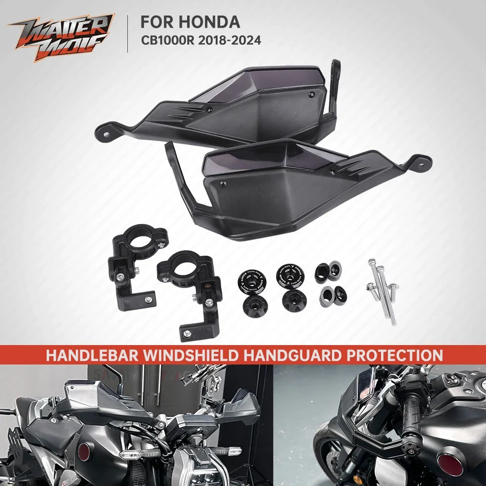 

Motorcycle Handguard Windshield For Honda CB1000R CB 1000R 2018-2024 Handlebar Windscreen Hand Guards Shield Protection