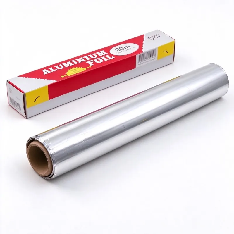 5M X 30CM Aluminum Foil Roll Heavy Duty Aluminium Foil Food Wrapper for Baking Grilling BBQ Oven & Home Cooking Daily Food