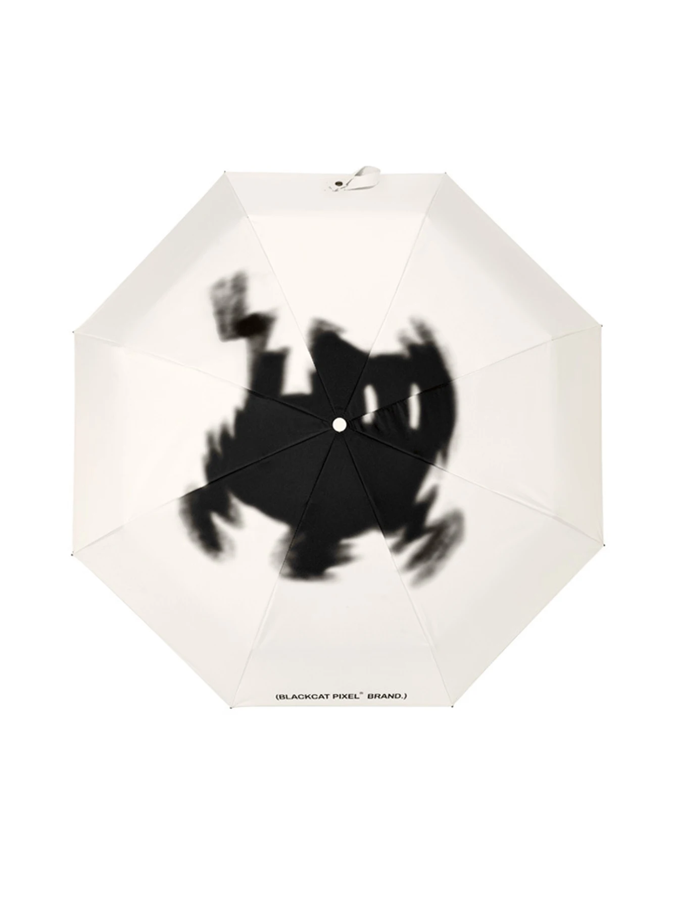 Sun Umbrella Cartoon Neutral Cat Umbrella Female Sun and Rain Dual Use Cute Retro Male Creative Personality Small Student