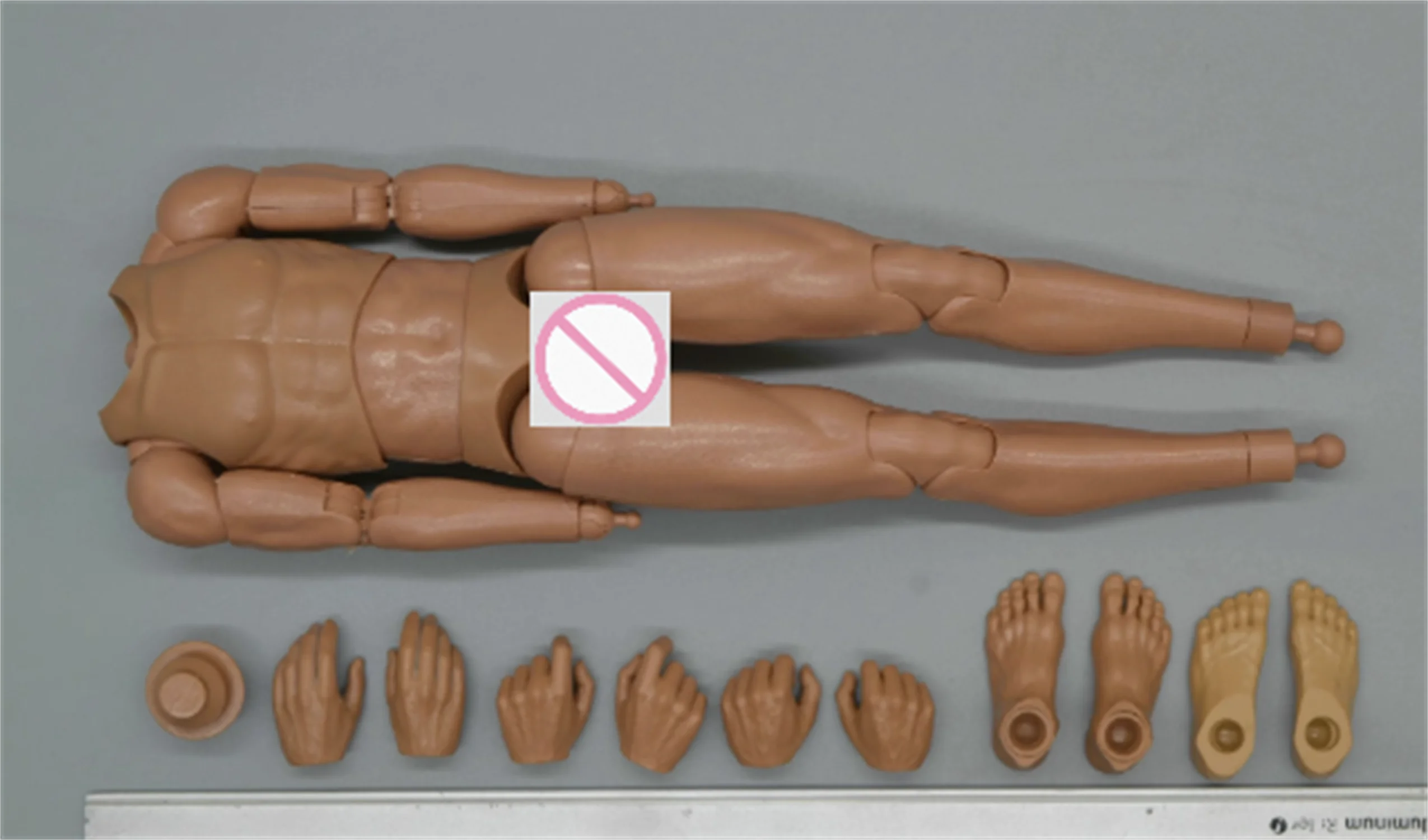 

Strong Muscle Flexible Male Body 1/6 Male Action Muscle doll Narrow Shoulder Model Toys For 12inch Action Body