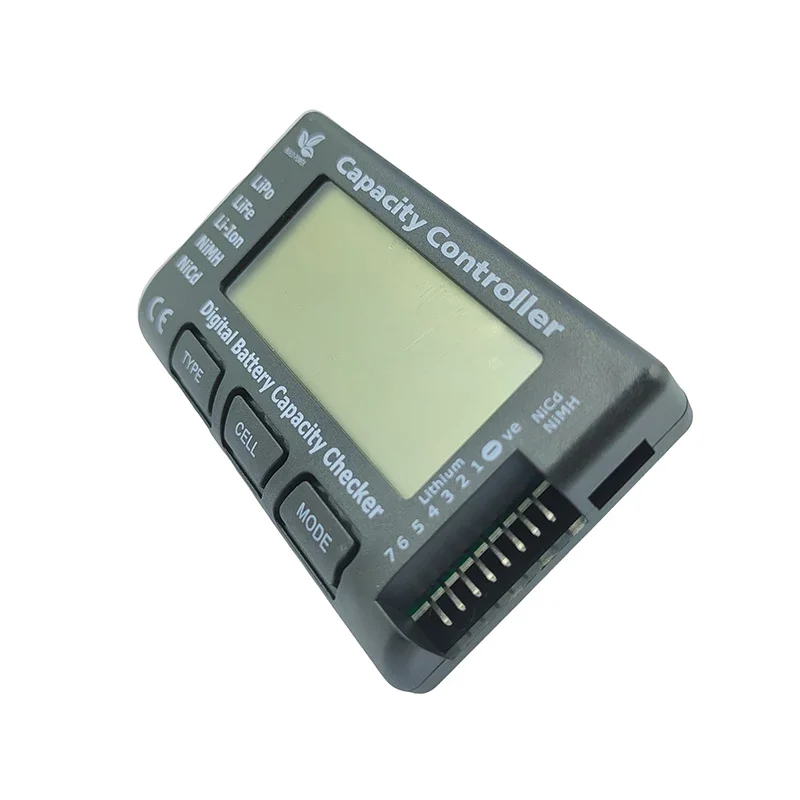 CellMeter-7/8 Digital Battery Capacity Tester 1-7S 3S 4S LiPo Li-lon Voltage Meter NiMH Battery Checker for Cellphones Laptop