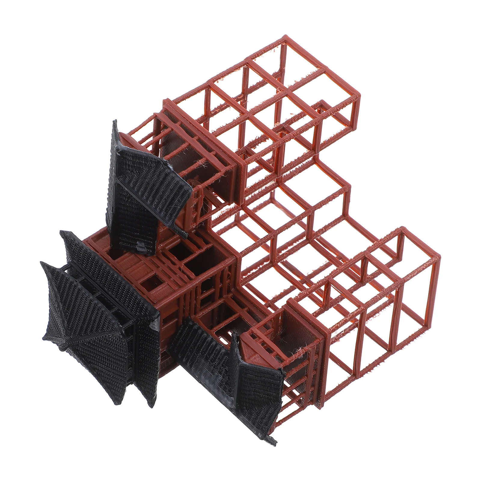 

Asian Zen Garden Ornaments Tank Model Fish Decorations Bonsai Figurines Pagoda Pp