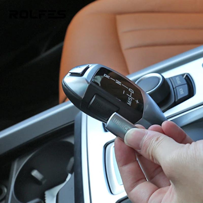

ROLFES для BMW 5 серии E60 F10 X5 X6 E70 E71 11-17 ручка переключения передач, кнопка разблокировки, декоративная крышка, отделка, аксессуары для интерьера