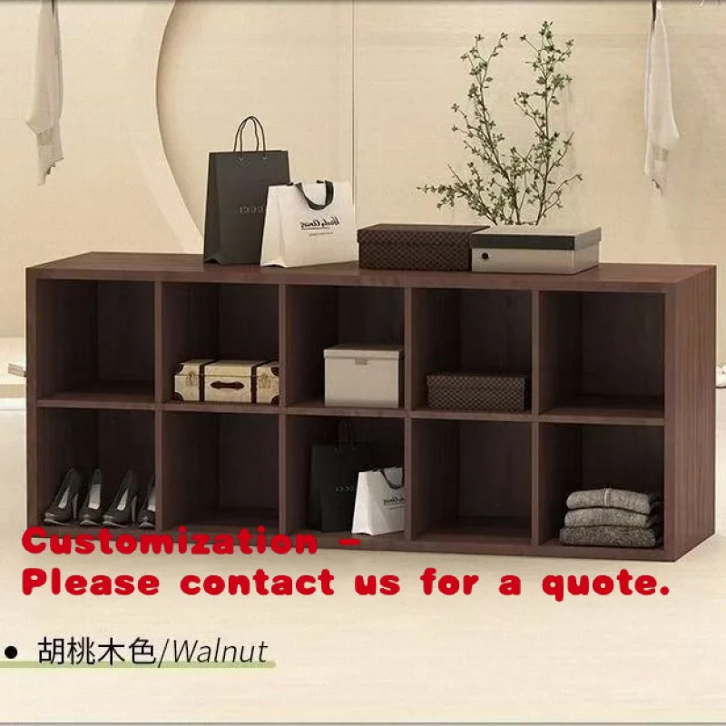 

Customize.Clothing Store Display Stand Double-Sided Center Island Display Women's Clothing Simple Store Middle Display Flowi