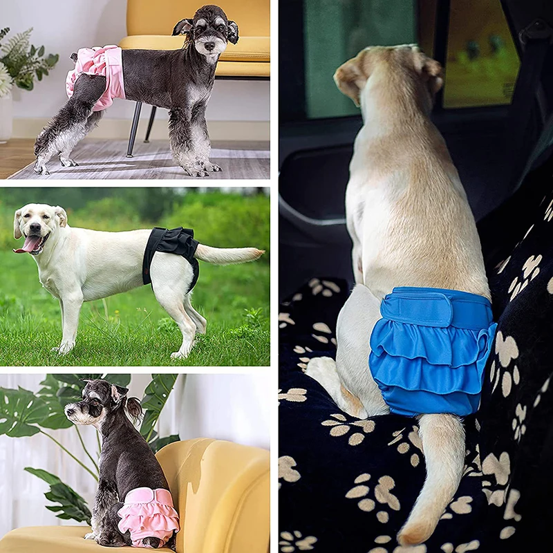 Dog Washable Physiological Pants Dogs Shorts Panties for Small Large Doggy Menstruation Underwear Briefs Jumpsuit Pet Supplies