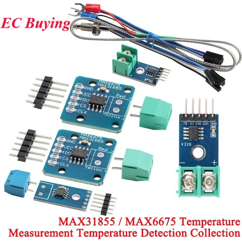 MAX6675 MAX31855 K-type Thermocouple Temperature Sensor Module Temperature Degrees Measurement Detection Acquisition For Arduino