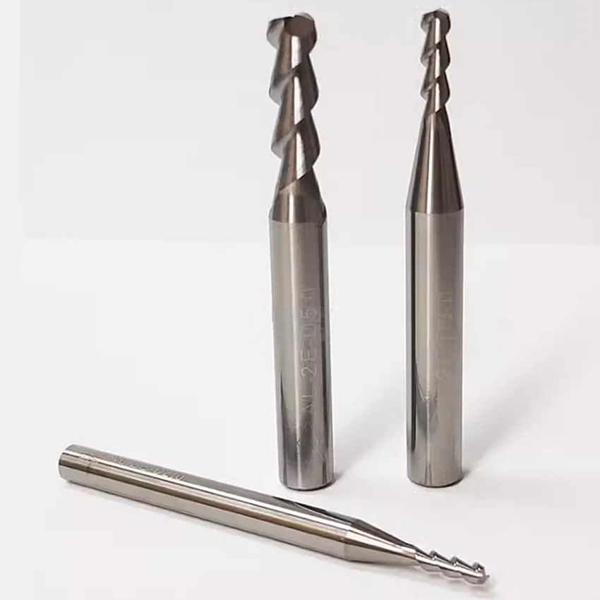 AL-2E-D3.0 AL-2E ZCC.CT Solid hard alloy tungsten steel end mill AL-2E-D3.0 Double-edged for aluminum Flat End Mills