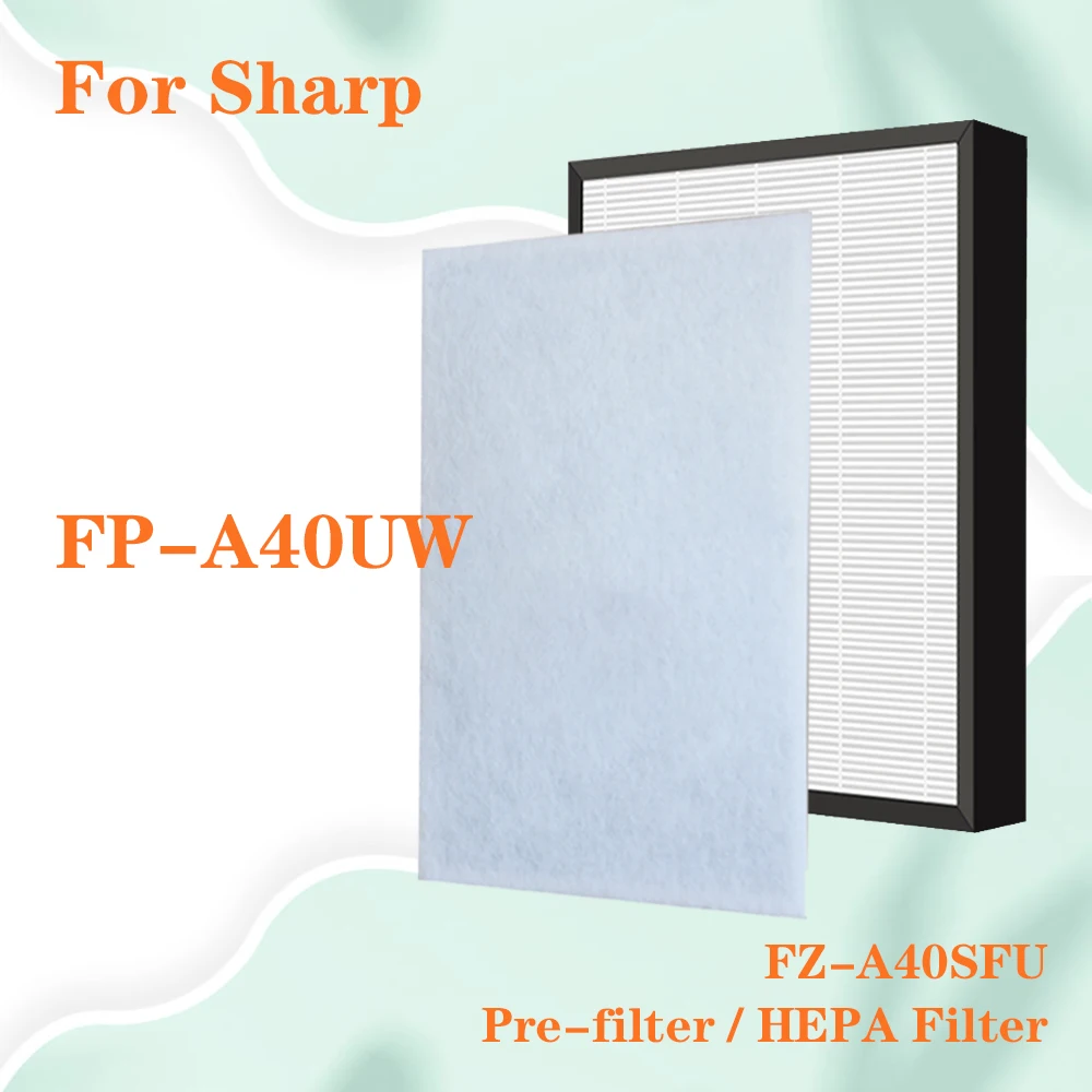 

Air Purifier Filter Replacement For Sharp FZ-A40SFU FP-A40UW HEPA filter Dust Pollen Collection Filter