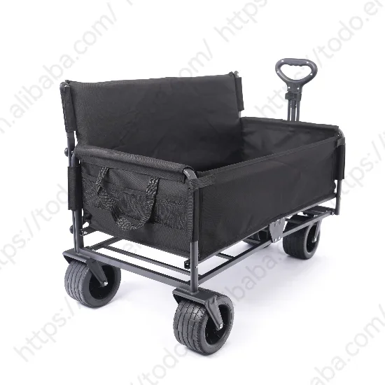 

Collapsible Camping Wagon Garden Hand Carts Trolley Beach Cart Large Capacity Portable For Sports Shopping