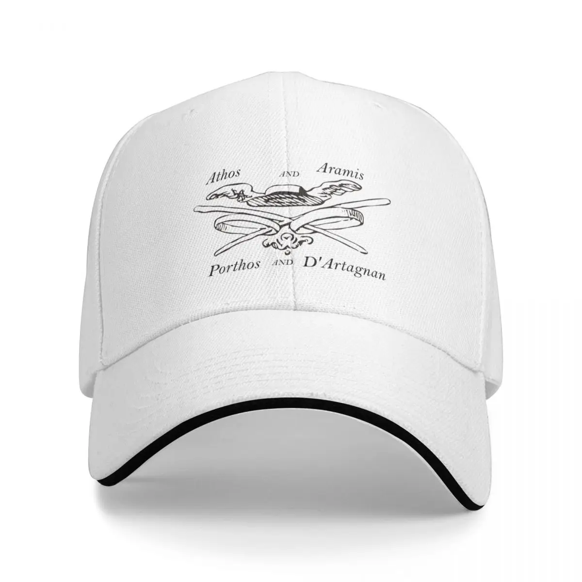 The Three Musketeers - Athos, Aramis, Porthos, D'Artagnan - Alexandre Dumas Baseball Cap Wild Ball Hat Designer Man Women's