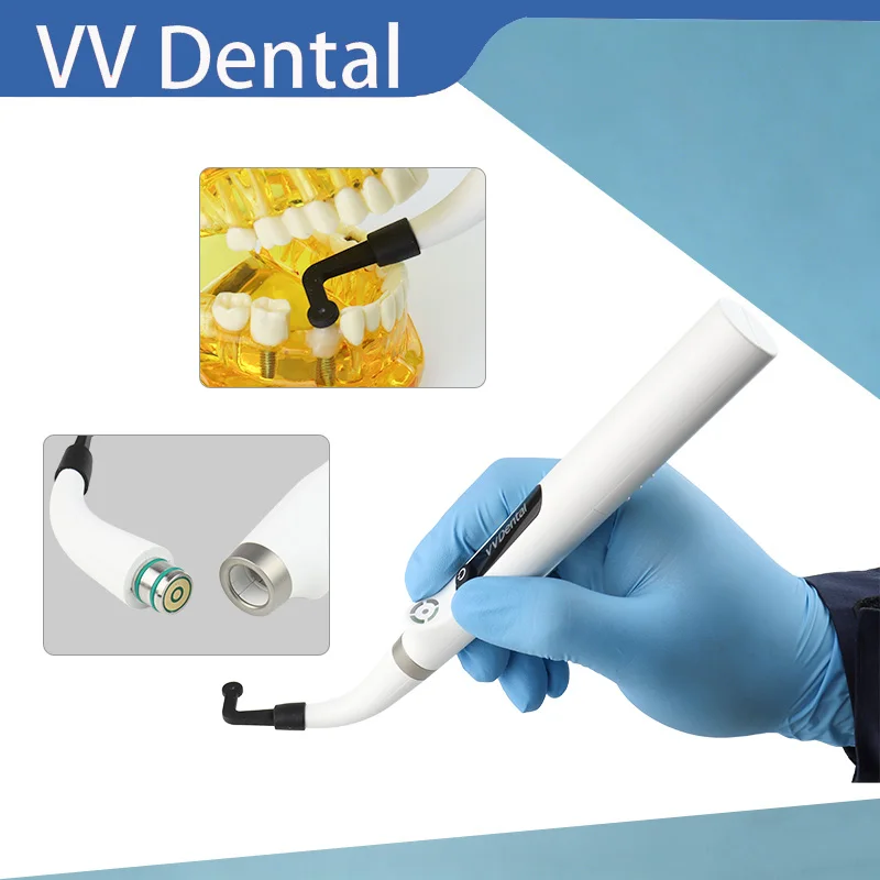 Dental Implant Detector Implant Locator with 4 Replaceable Probes Detachable Design for Dental Implant Restoration