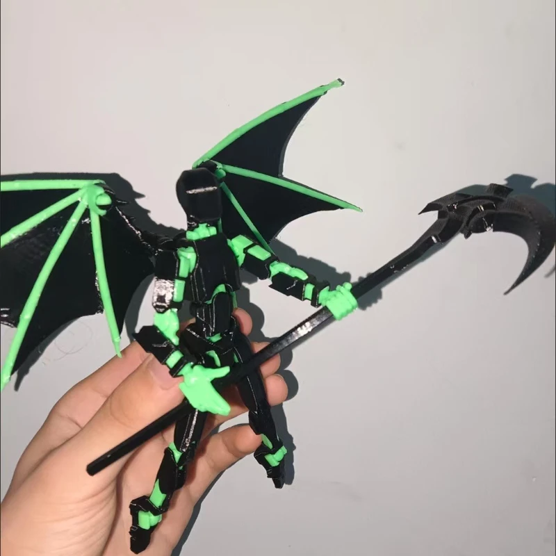 Juguete imprimible en 3D, modelo de Robot, Ángel, demonio, BOSS, soldado, hombre, figura de acción, juguete, Robot de transformación móvil