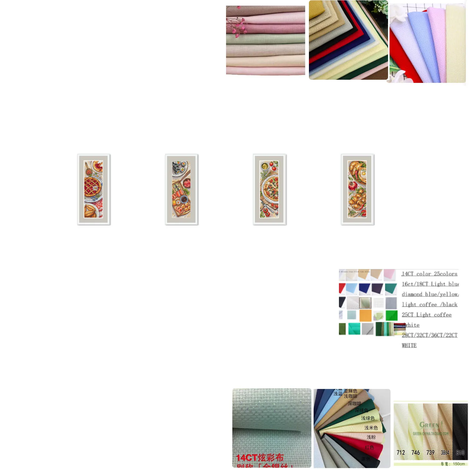 

Специальная ткань для вышивки крестом из чистого хлопка, белый набор для вышивки крестом, кухня 20-40