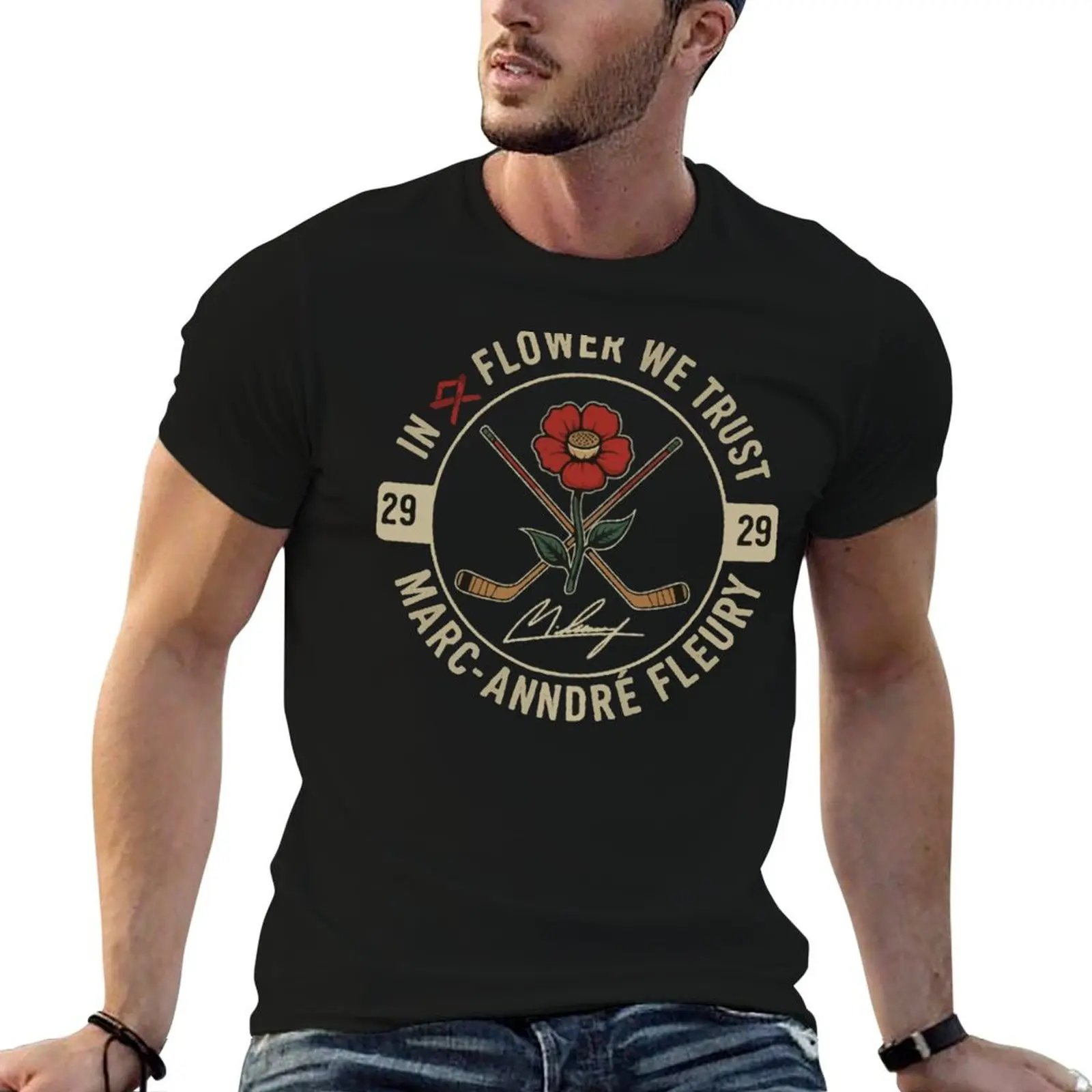 

In flower we trust Essential T-Shirt vintage t shirts rapper graphic tees plus size men clothing