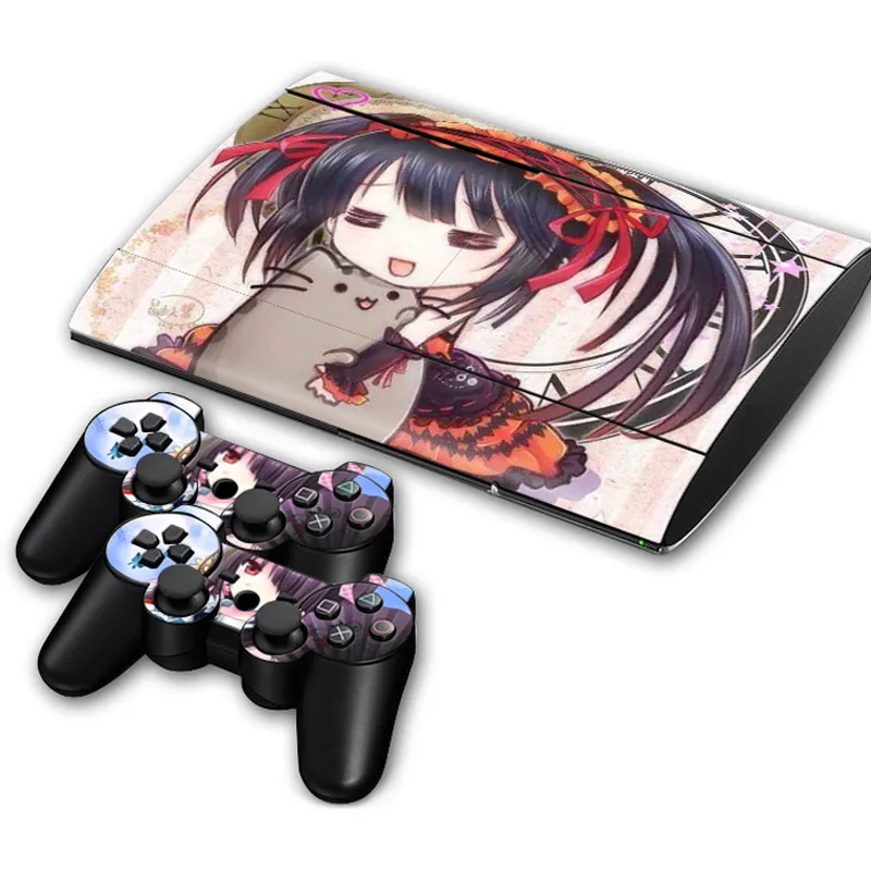 Personalized and versatile Vinyl Skin Sticker Protector For PS3 Super slim 4000 Vinyl Console and Controllers skins customized