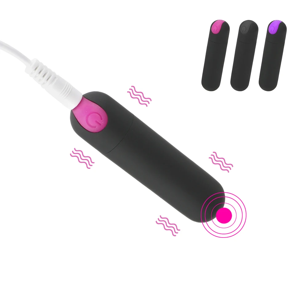 10 Speed Vibrating Egg Sex Toys for Women Waterproof Mini Bullet Vibrator USB Rechargeable Powerful Finger Design