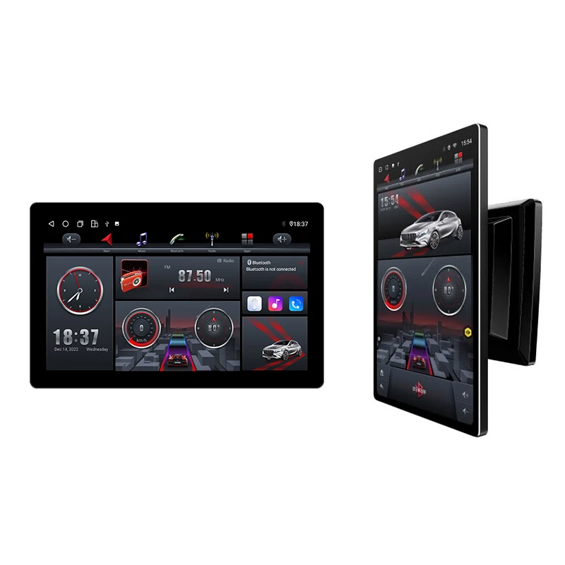 Leitor de DVD Universal Car, Android CarPlay, Spreadtrum, 8-Core, 6 + 128G, WiFi, FM, Bluetooth, GPS, Link Espelho, MP3, MP4, Jogadores, 2Din