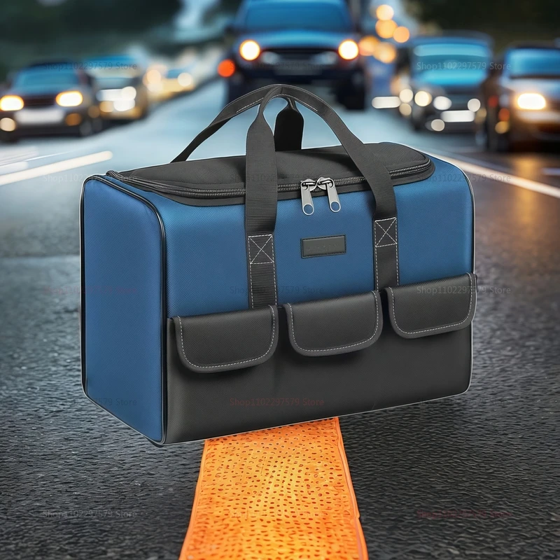 Borsa per attrezzi multifunzionale da 20 pollici addensata di grande capacità impermeabile resistente all'usura kit di attrezzi borsa per elettricisti multitasca