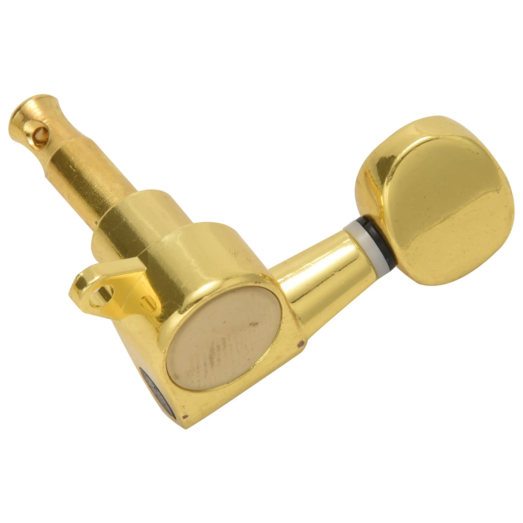 A74K-12 قطعة أوتاد مفاتيح ضبط سلسلة الجيتار/مقابض رأس الآلة (للليسار واليمين) مع حلقات، البطانات الملولبة (ذهبي)