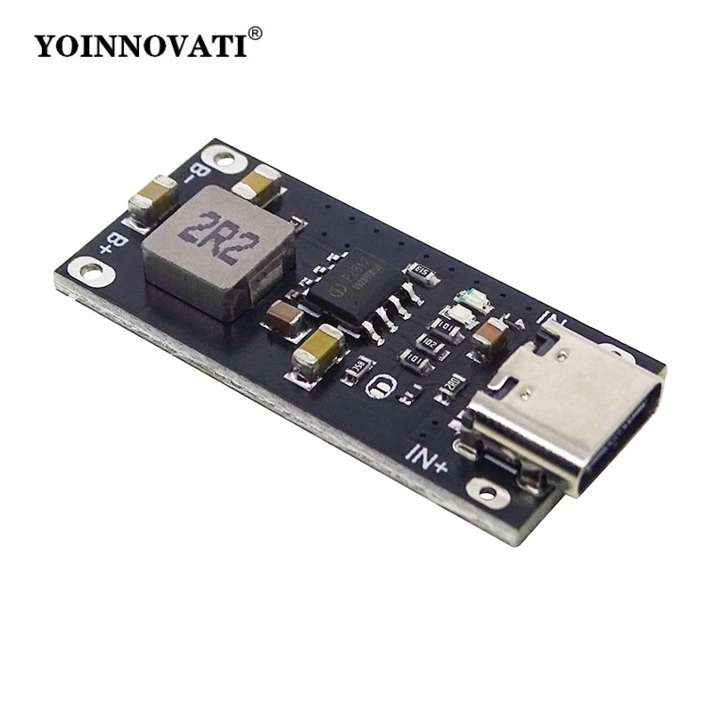 Плата-быстрой-зарядки-ip2312-type-c-usb-с-входом-usb-c-высоким-током-3А-для-полимерных-тройных-литиевых-аккумуляторов-режимы-cc-cv-5В-до-42В