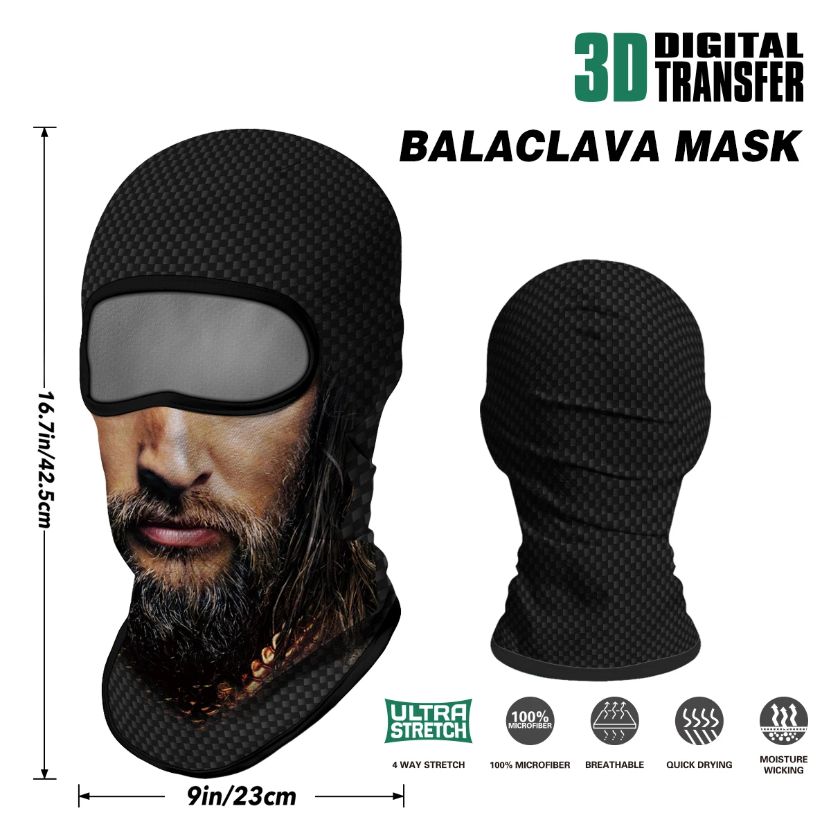 Fahrradmaske Vollgesichts-Motorradhelm Sonnenschutz-Innenfutter Sommer Atmungsaktiv, Totenkopf Halloween Herren Kopfbedeckung Sturmhaube – Detail 8