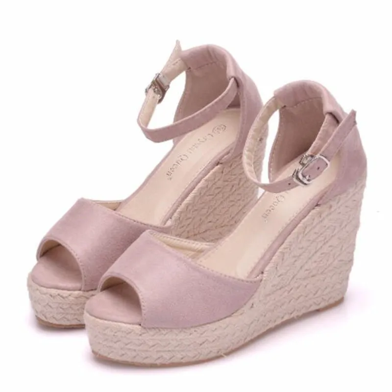 Fashion Wedges Shoes Women Summer Platform High Heel Female Buckle Sandals Sexy Bohemia Style Mujer Women's Sandals Size 32-44