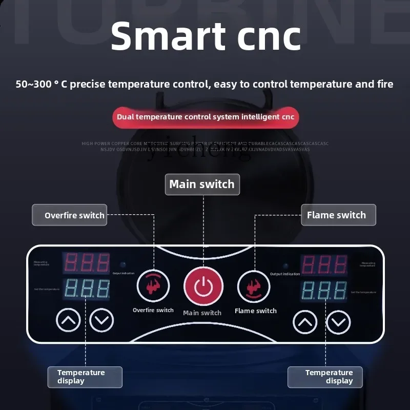 TQH electric cake pan commercial desktop double-sided heating automatic temperature control electric cake stove pancake