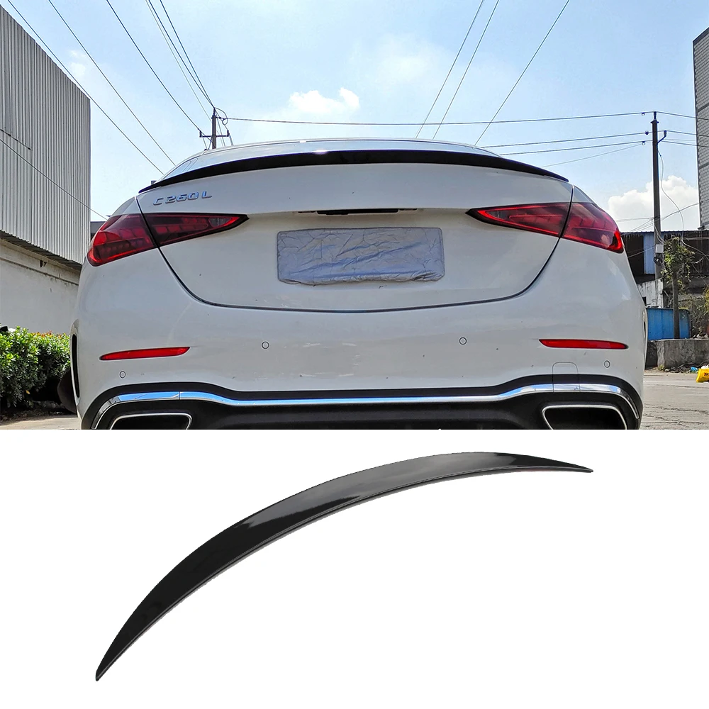 

For Mercedes Benz C-class W206 2022 Rear Trunk Spoiler Lip Tail Air Deflector Tuning Rear Wing Body Kit Automobile Modifition