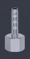 Rechte 1/8 "1/4" 3/8 "1/2" BSP Man Vrouw 4 6 8 10 12 14 16 19 25mm Slangpilaar Staart Verchroomd Messing Pijp Connector