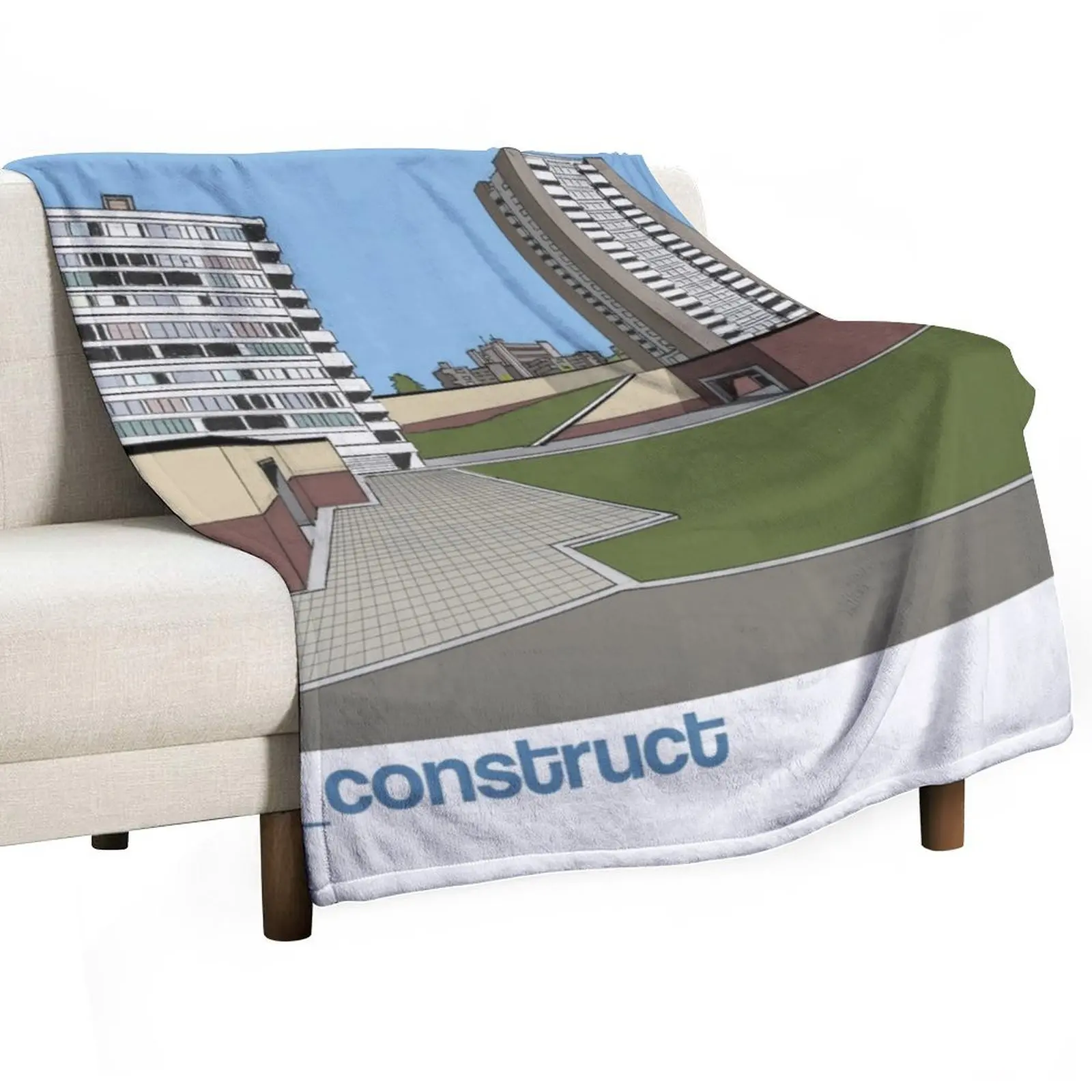 gm_construct Throw Blanket decorative Tourist Winter beds Heavy Giant Sofa Blankets