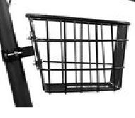 

Передняя корзина для электрического скутера, съемная металлическая корзина для держателя для хранения электронного скутера, легкие велосипедные аксессуары