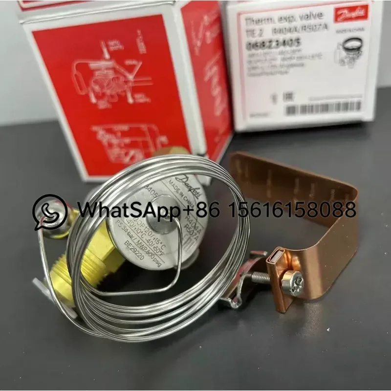 Danfoss Thermal Expansion Valve TES2R 068Z3405 External Balance R404A R507A Refrigeration AC Cold Storage Spare Parts