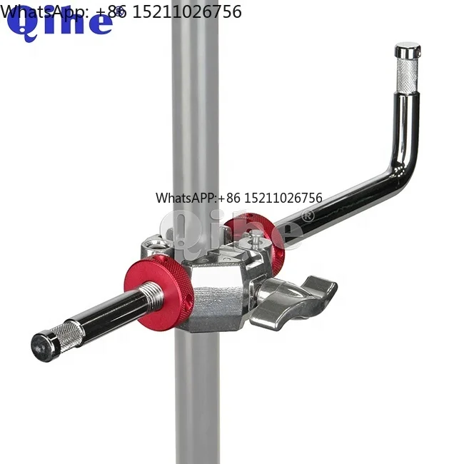 C50+C51+C52  COMBO 3-way Clamp with 17cm Right Angle Grip Arm and 10cm Stud for Mounting on a Pipe Diameter From 25-30mm